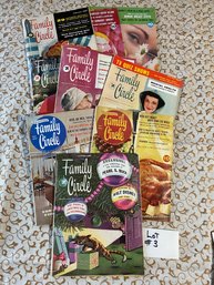 Lot Of 8 'Family Circle' Magazines 1950s/1960s Vintage #3