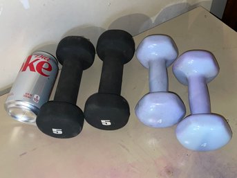 Hand Weights 2 Sets (4 Pounds & 5 Pounds)