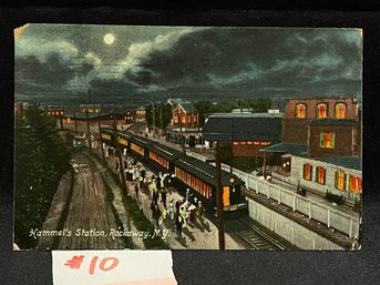 Hammel's Station - Rockaway, NY 1907 Antique Postcard