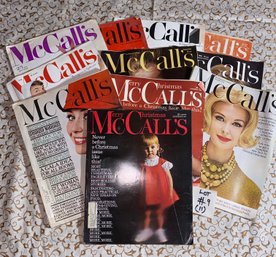 Lot Of 11 McCall's 1950s/1960s Women's Magazines - Vintage #9