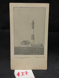 Fire Island Lighthouse 1905 Antique Postcard