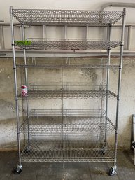 Heavy Duty Garage Wire Rolling Rack - Shelf Tech System (#1)