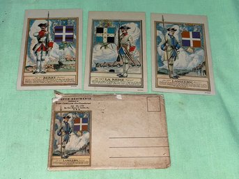 French Regiments Stationed At Fort Carillon (Ticonderoga) Postcards
