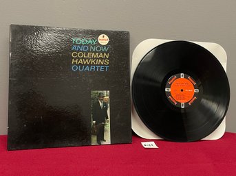 Coleman Hawkins Quartet 'Today And Now' Vinyl Record MONO A-34, Impulse Jazz