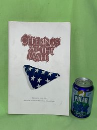 'Offerings At The Wall' 1995 Vietnam Veterans Memorial Book
