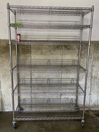 Heavy Duty Garage Wire Rolling Rack - Shelf Tech System (#2)