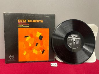 Stan Getz & Joao Gilberto Featuring Antonio Carlos Jobim Vinyl Latin Jazz Record V6-8545