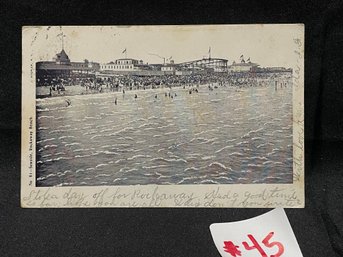 Seaside, Rockaway Beach, New York Antique Postcard