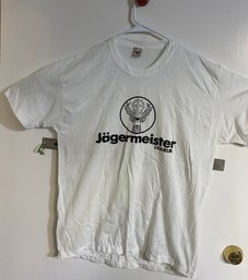 Vintage JAGERMEISTER Liqueur T-Shirt, Size XL Advertising