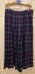 Vintage PENDLETON Pure Wool Skirt - Authentic Malcolm Tartan, Size 14