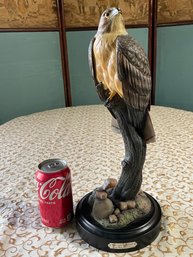 Red Tailed Hawk By Phil Galatas Sculpture 'Wild Wings'