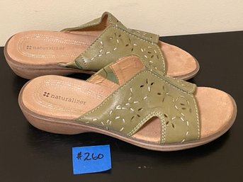 Naturalizer 'Viola' Slip On Sandals, Size 9 1/2 M Leather