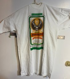 Jaegermeister Full Bottle Label Logo Size Large Vintage T-Shirt