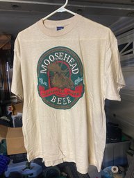 Moosehead Beer XL Vintage Advertising, Promo T-Shirt, Canadian Lager