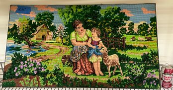 Canvas Needlepoint Tapestry - Vintage