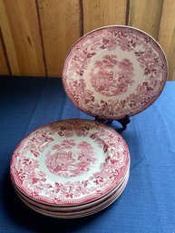 Set Of 8 'TONQUIN' Royal Staffordshire 10' Plates