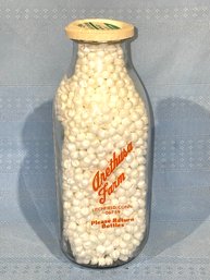 Arethusa Farm - Litchfield, Connecticut Vintage Glass Milk Bottle