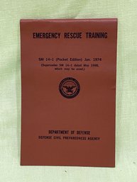 1974 Civil Defense 'Emergency Rescue Training'