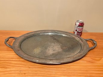 Large Oval Silverplate Serving Platter