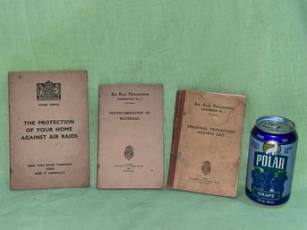 Lot Of 3 British Air Raid Booklets 1930s