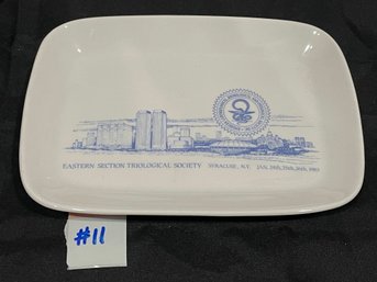 1985 Eastern Section Triological Society Convention Souvenir Dish - Syracuse China