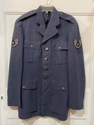 Vintage Air Force Blue Uniform Dress Jacket