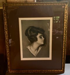'MURIEL' 1916 Cosmopolitan Magazine Harrison Fisher Framed Art Print