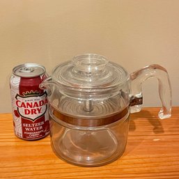 Vintage PYREX 4 Cup Glass Percolator Coffee Pot MINT CONDITION Complete