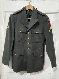 Vintage U.S. Army Uniform Dress Jacket - Size 38R