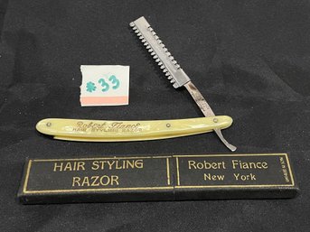 Robert Fiance Hair Styling Razor VINTAGE With Box