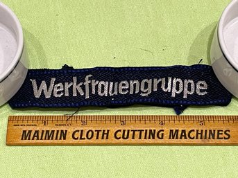 Werkfrauengruppe Cuffband Original German WII Women's Labor Front