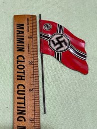 Original WWII Metal German Flag Stickpin