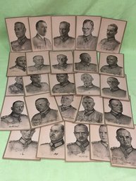 Rare Set Of WWII German Military Officers Postcards