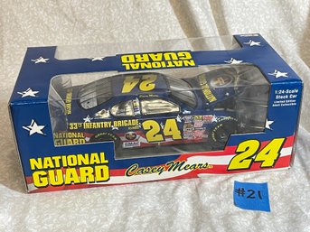 Casey Mears #24 National Guard NASCAR Diecast Model 1:24 Scale