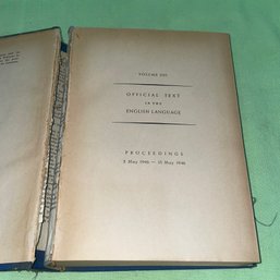 Nuremburg Military Tribunal Book 1947 Volume XIII Official Proceedings