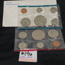 1978 P & D Uncirculated Coin Sets - United States Mint