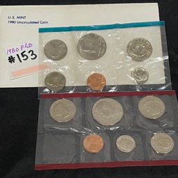 1980 P & D Uncirculated Coin Sets - United States Mint