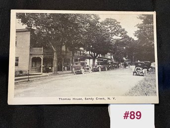 Thomas House - Sandy Creek, N. Y. Antique Postcard