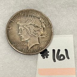 1935-S Peace Dollar - Antique American Silver Coin