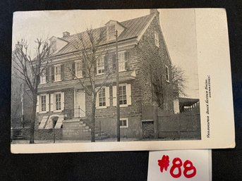 1931 'Dirck Keyser House' Philadelphia, PA Antique Postcard