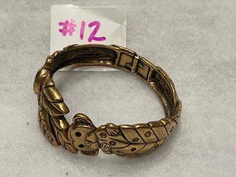 Chico's Brass Monkey Clamper Bracelet - Cute