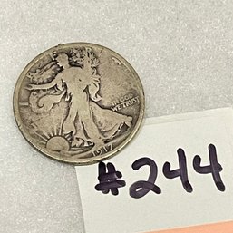 1917 Walking Liberty Silver Half Dollar - Antique American Coin