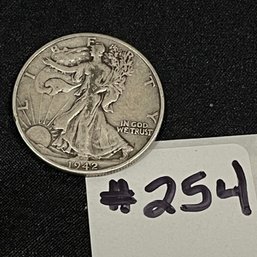 1942 Walking Liberty Half Dollar - Vintage American Silver Coin