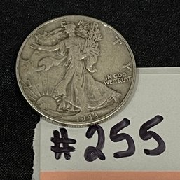 1943 Walking Liberty Half Dollar - Vintage American Silver Coin