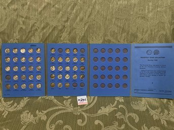 (45) Silver Roosevelt Dimes Collection (1946-1964) In Coin Folder