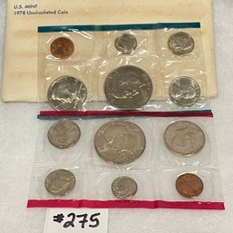 1978 P & D Uncirculated Coin Sets - United States Mint