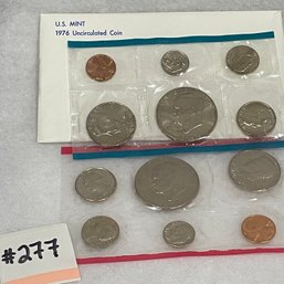 1976 P & D Uncirculated Coin Sets - United States Mint