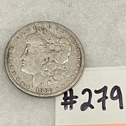 1880-O Morgan Silver Dollar - Antique American Coin