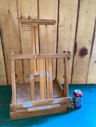Tabletop Artist Painting Easel With Storage