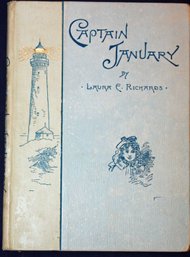 'Captain January' By Laura E. Richards 1895 Antique Book